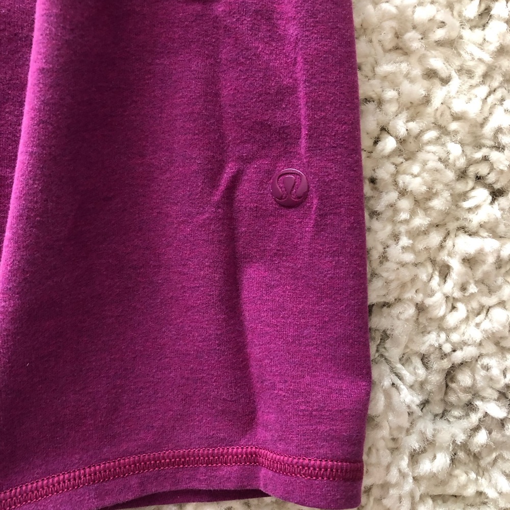 Lululemon Wunder Under Crop Cotton Roll Waist
